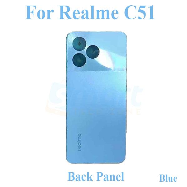 R𝐞𝐚𝐥𝐦𝐞 𝐂51 Back Glass - Blue