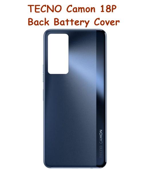 Tecno Camon 18P BAck Glass - Black