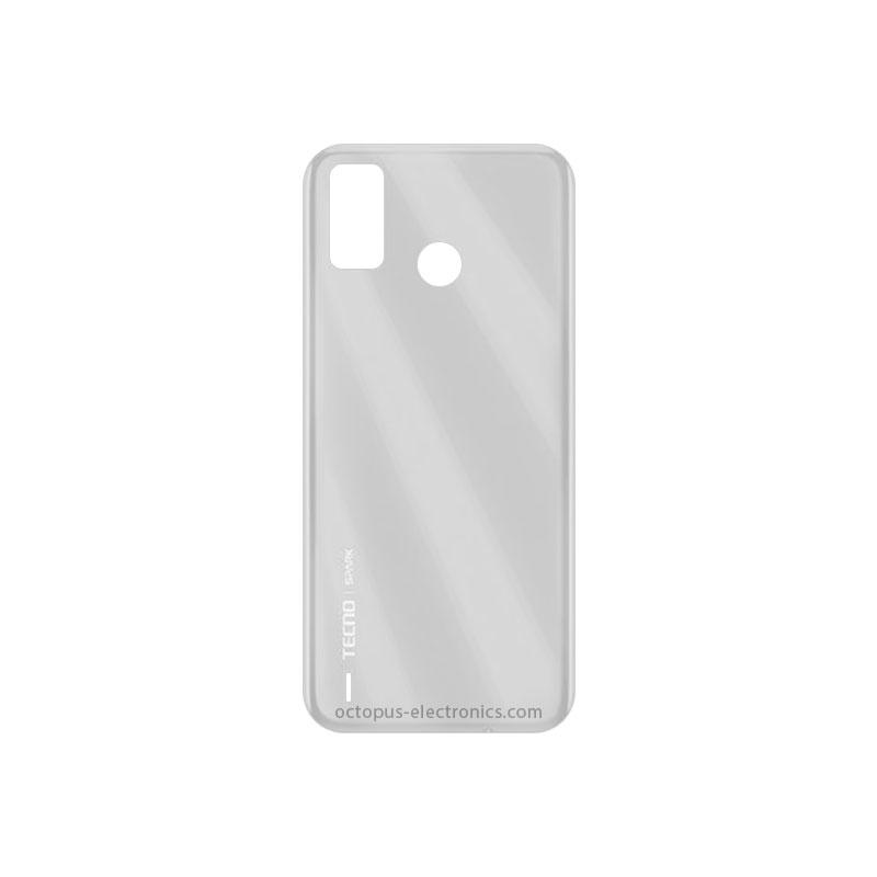 Tecno Spark 6 Go Back Glass - White