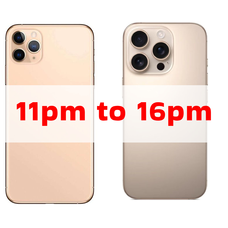 عظم مكياج ايفون 11 برو ماكس الى 16 برو ماكس لون تيتانيوم