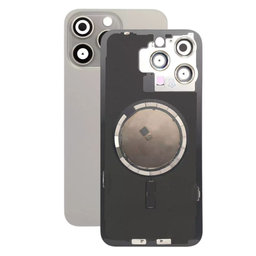 iPhone 15 Pro Back Glass Full Metal - Gray