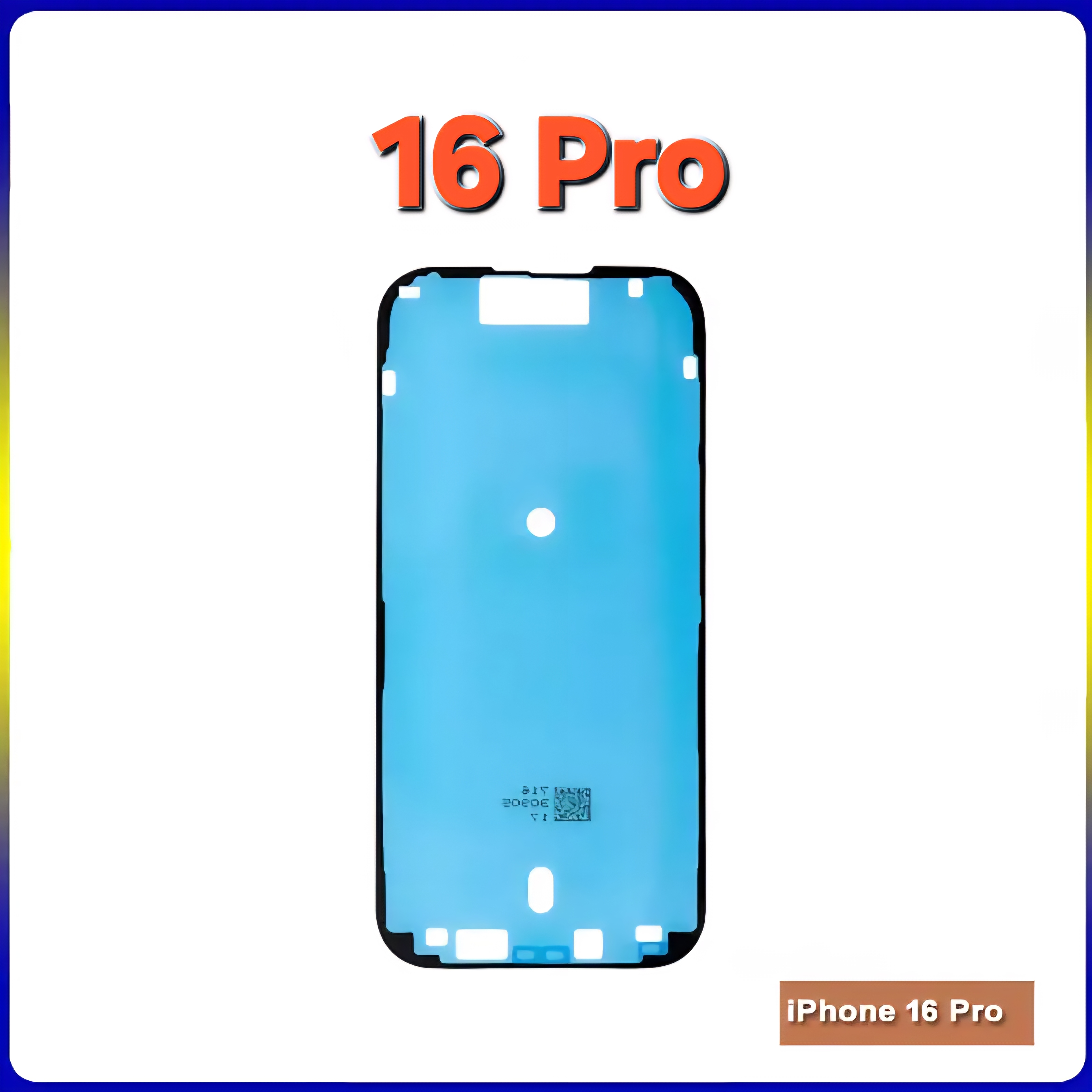 iPhone 16 Pro back Waterproof LCD