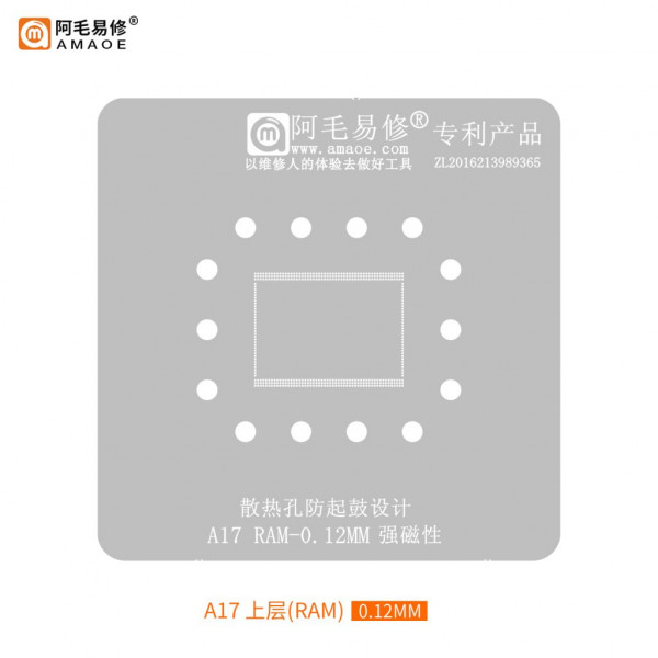 AMAOE Stencil A17 RAM iPhone 15 Pro Max