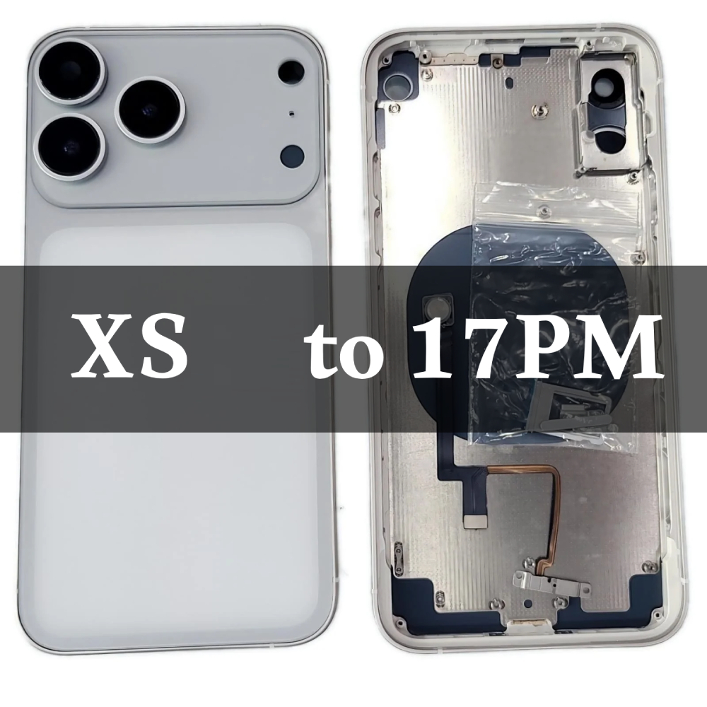 عظم مكياج من ايفون XS الى أيفون 17برو أبيض
