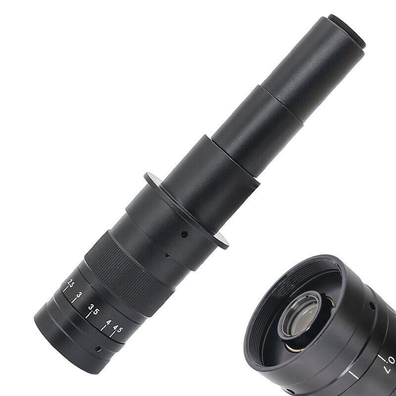 SANQTID WD100-1X Adjustable C-Mount Zoom Lens for HDMI USB Industrial Microscope Camera
