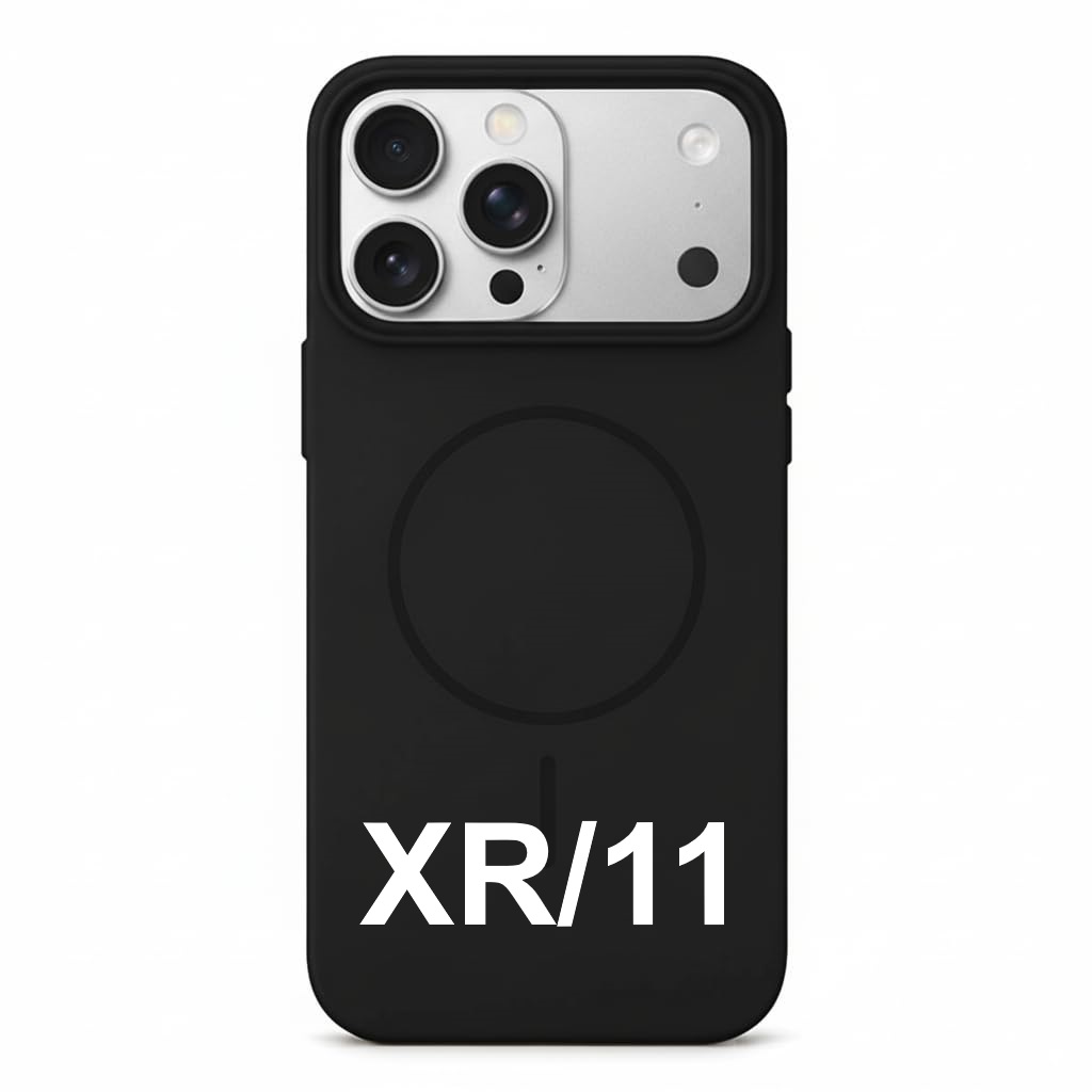 كفر تحويل سليكون ماك سيف XR و  11  الى 17Pro- أسود