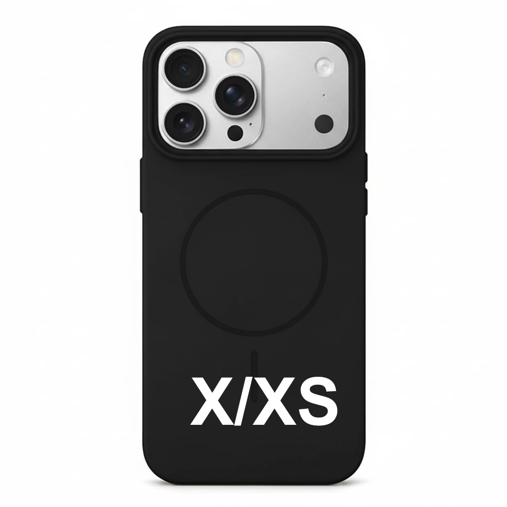 كفر تحويل سليكون ماك سيف X/XS الى 17Pro- أسود