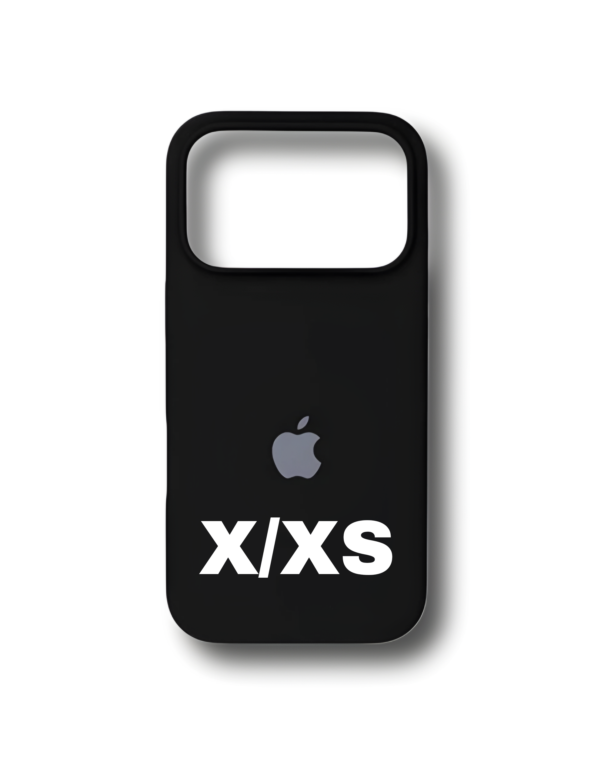 سليكون كفر تحويل عظم مكياج ملون X/XS الى 17Pro- أسود