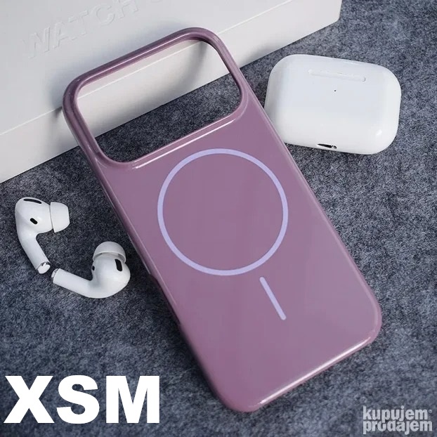 كفر تحويل سليكون ماك سيف XSMAX الى 17Pro Max- بنفسجي