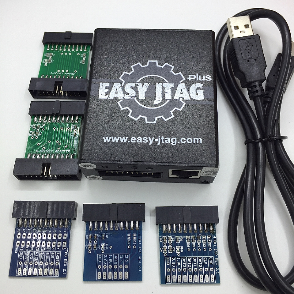 EASY JTAG PLUS BOX WITH ISP ADAPTOR