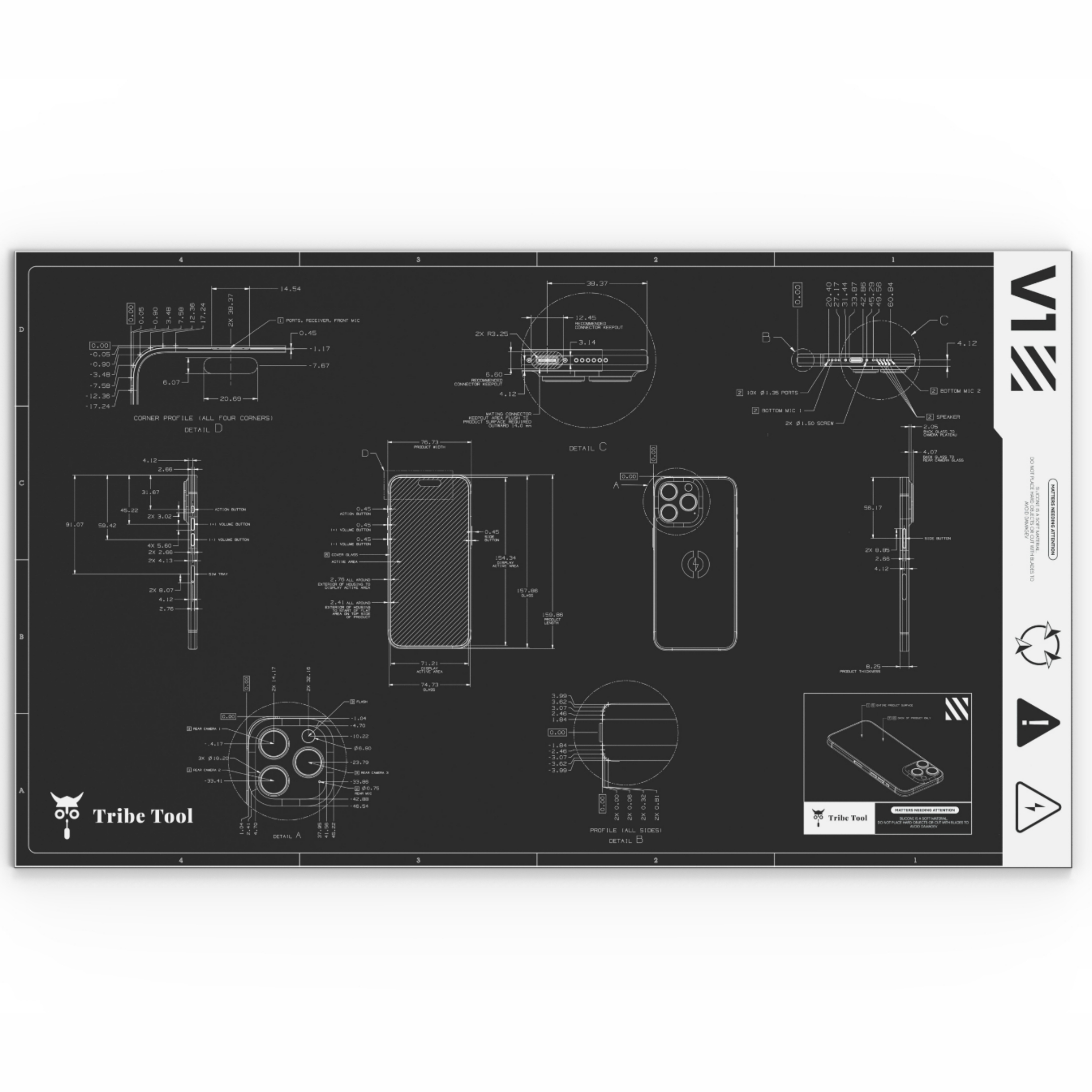 Tribe Tool V1 Heat resistant maintenance work mat