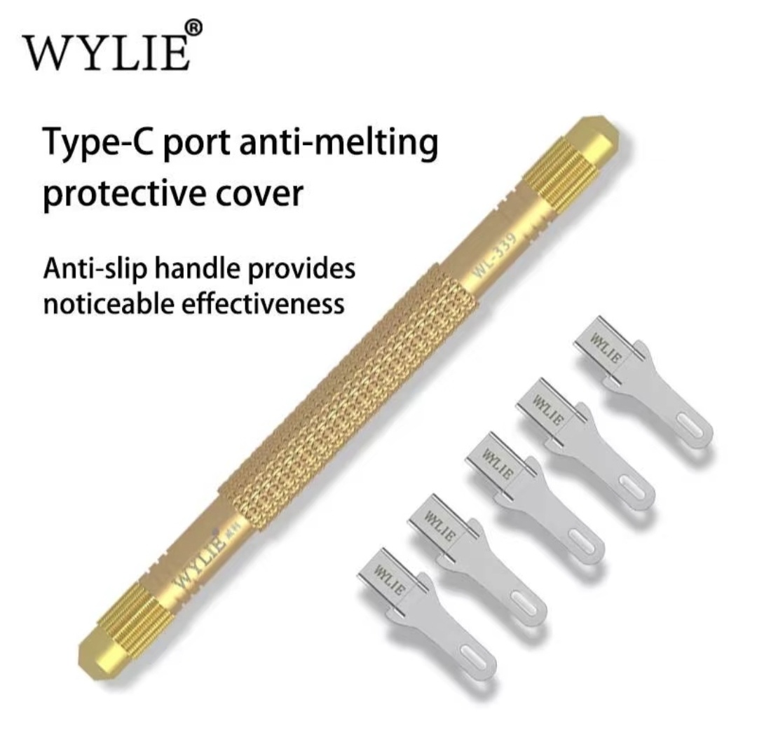 Wylie WL 339 5-in-1 Type-C Connector Tail Plug Overheat Protection Cover with Extended Handle