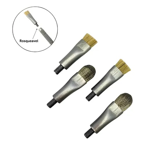 Tribe Tool replacement brush head with twosteel and two bristles