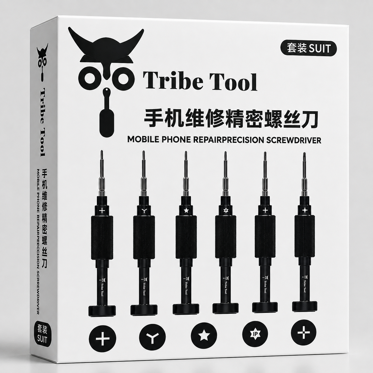 Tribe Tool 2D Black Whirlwind Series Screwdriver