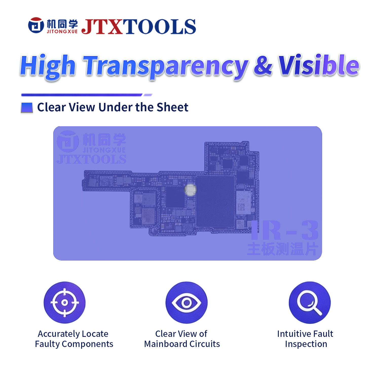 JTX IR3 Motherboard thermometer short circuit Finder pad